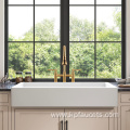 Luxe Oil Rubbed Brass Bridge Waterfall Faucet